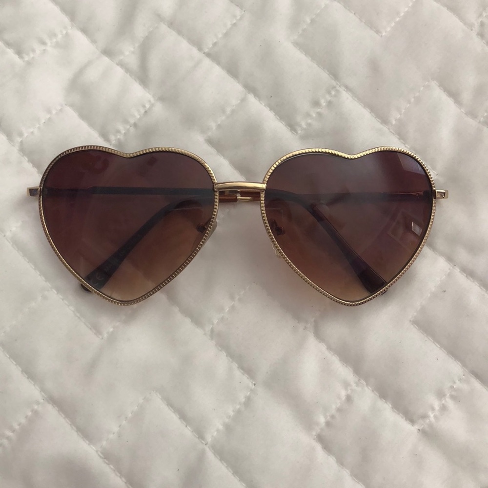 Heart eyed sunglasses